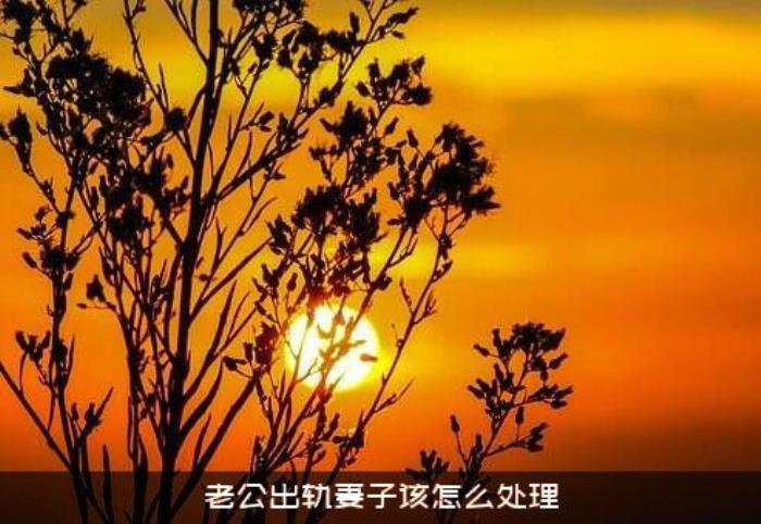 老公出轨妻子该怎么处理