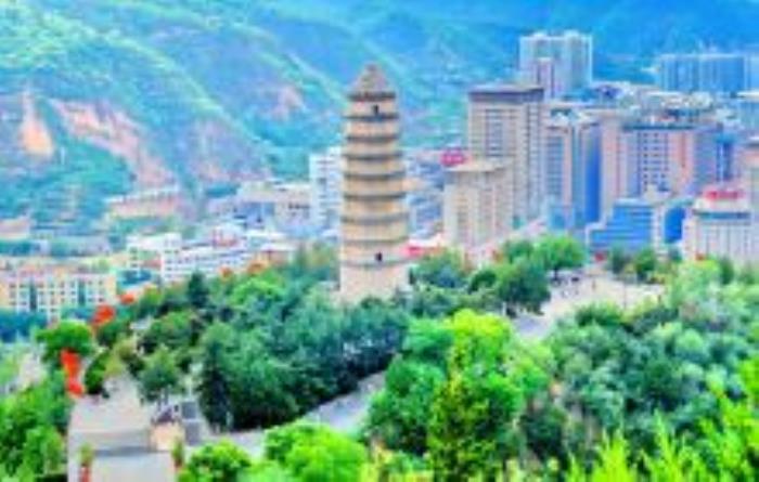 宝塔山陕西景点